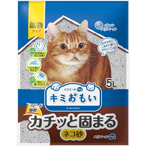 キミおもい カチッと固まるネコ砂 5L