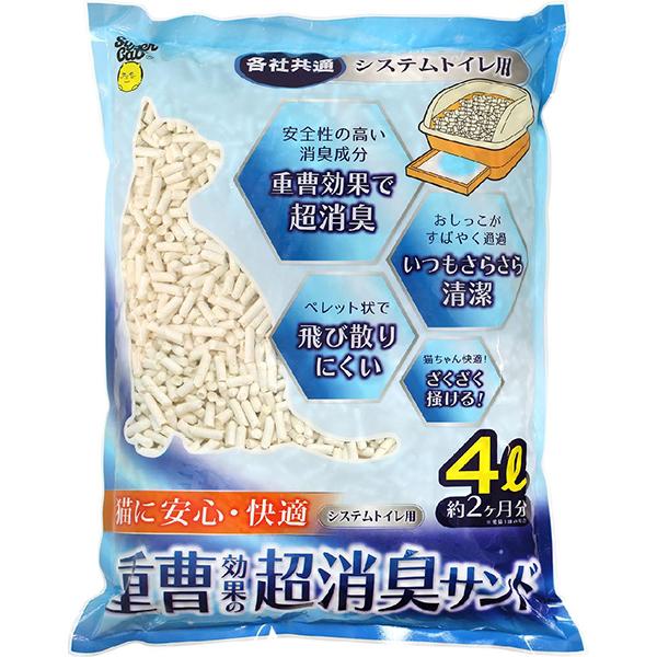 重曹効果の超消臭サンド 4L
