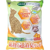 鉱物の力 超消臭サンド 4L