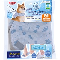 犬用ウェア Let's walk お散歩用 ひんやりポンチョ M