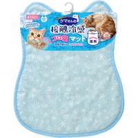 クマさんの接触冷感ゴロ寝マット 猫用