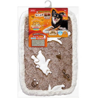 おどるしろくまさんのもこふわ温熱マット SS