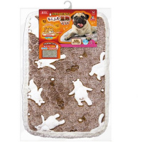 おどるしろくまさんのもこふわ温熱マット S