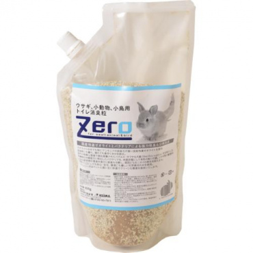 Zero ウサギ、小動物、小鳥用トイレ消臭粒 650g