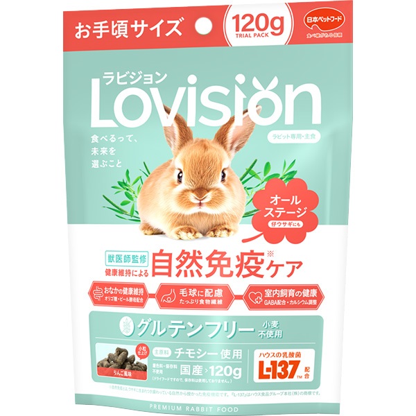ラビジョン ラビットフード オールステージ 120g