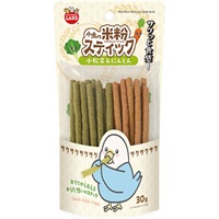 小鳥の米粉スティック 小松菜＆にんじん 30g