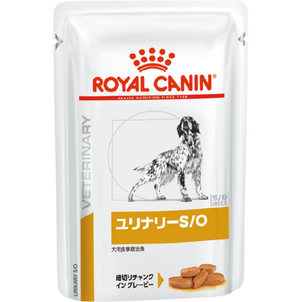 ［食事療法食］ロイヤルカナン 犬用 ユリナリーS/O ウェット パウチ 100g×24コ