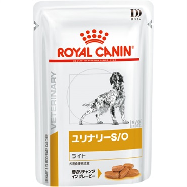 ［食事療法食］ロイヤルカナン 犬用 ユリナリーS/Oライト ウェット パウチ 100g×24コ