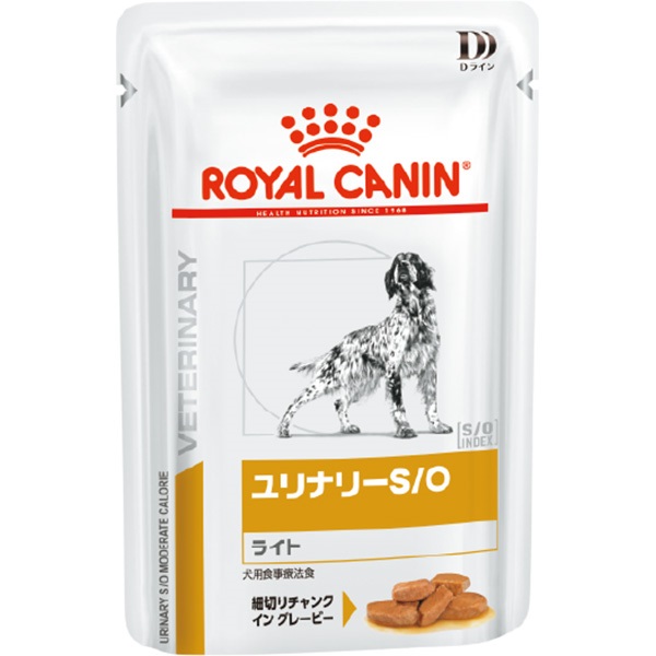 ［食事療法食］ロイヤルカナン 犬用 ユリナリーS/Oライト ウェット パウチ 100g×24コ