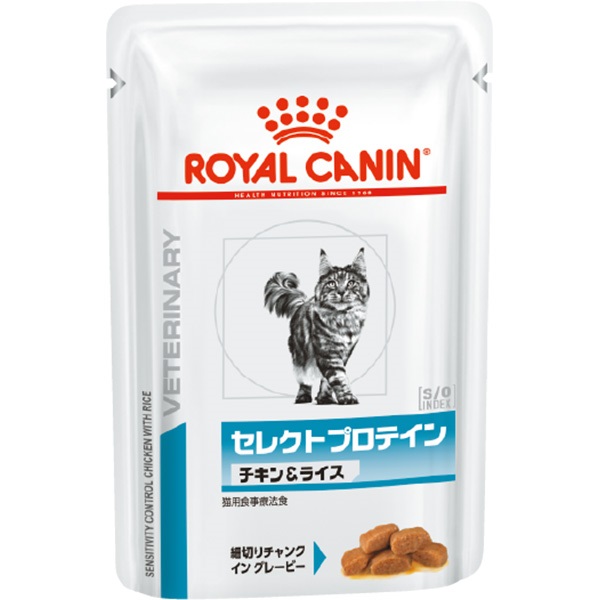 ［食事療法食］ロイヤルカナン 猫用 セレクトプロテイン チキン＆ライス ウェット パウチ 85g×24コ