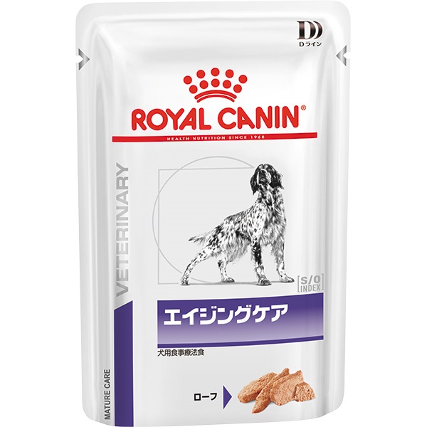 ［食事療法食］ロイヤルカナン 犬用 エイジングケア ウェット パウチ 85g×24コ