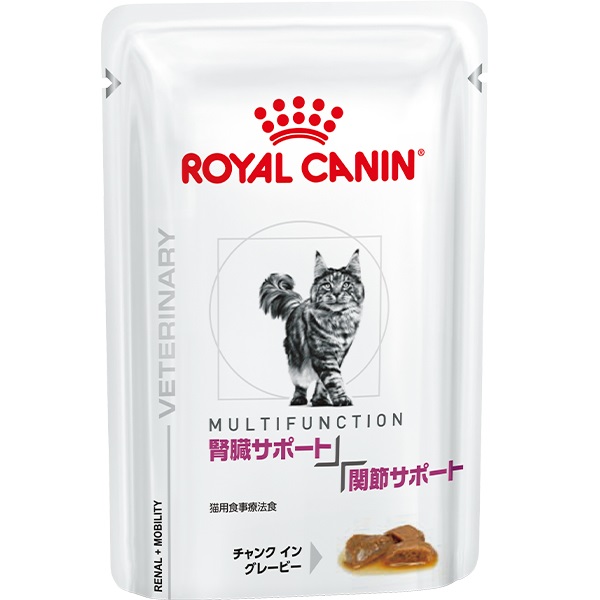 ［食事療法食］ロイヤルカナン 猫用 腎臓サポート+関節サポート ウェット パウチ 85g×24コ