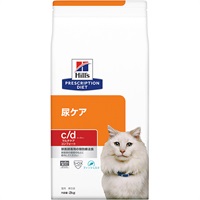 【取寄せ】［特別療法食］ヒルズ プリスクリプション・ダイエット 猫用 尿ケア c/d マルチケア コンフォート フィッシュ入り ドライ 2kg
