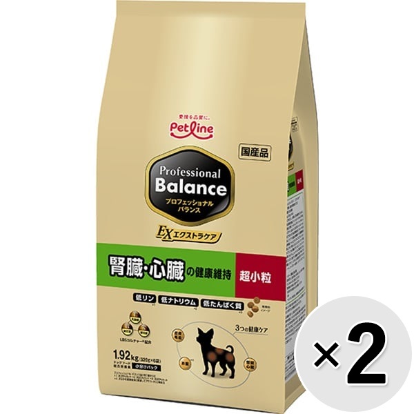 【セット販売】プロフェッショナル・バランス エクストラケア 超小粒 腎臓・心臓の健康維持 1.92kg（320g×6袋）×2コ