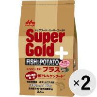 【セット販売】スーパーゴールド フィッシュ&ポテト プラス 関節の健康に配慮 低アレルゲンフード 2.4kg×2コ
