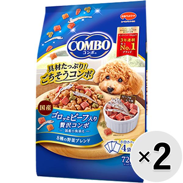 【セット販売】コンボ ドッグ ゴロッとビーフ入り 720g（180g×4袋入）×2コ