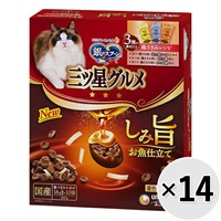 【あす宅】【ケース販売】銀のスプーン 三ツ星グルメ しみ旨お魚仕立て 3種の素材入りアソート 鶏ささみレシピ 160g×14コ