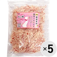 【セット販売】ねこ姫 厳選素材 薄切りかにかま お徳用 400g×5コ