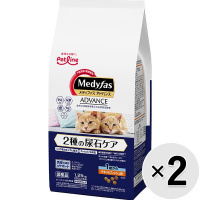 【セット販売】メディファス アドバンス 2種の尿石ケア 1歳から チキン＆フィッシュ味 1.25kg×2コ
