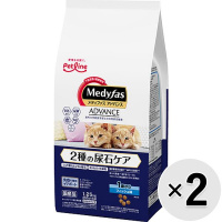 【セット販売】メディファス アドバンス 2種の尿石ケア 1歳から フィッシュ味 1.25kg×2コ