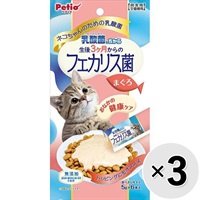 【セット販売】ネコちゃんのための乳酸菌 乳酸菌のちから 生後3ヶ月からのフェカリス菌 まぐろ （5g×6本入）×3コ