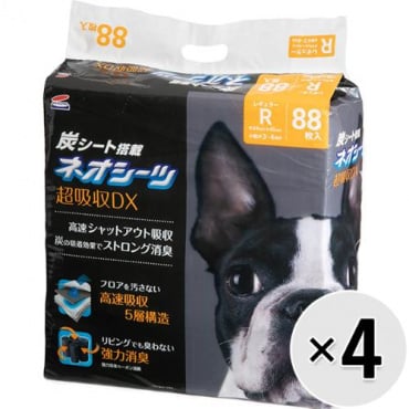 【ケース販売】ネオシーツ+カーボンDX レギュラー 88枚×4袋