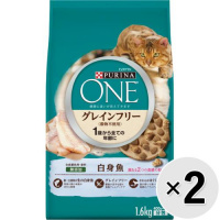 【あす宅】【セット販売】ピュリナワン キャット グレインフリー 白身魚 1.6kg×2コ