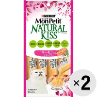 【あす宅】【セット販売】モンプチ ナチュラルキッス サーモン入りチキンゼリー 40g×2コ