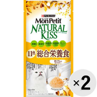 【あす宅】【セット販売】モンプチ ナチュラルキッス 11歳以上用総合栄養食 まぐろ入りまぐろゼリー 40g×2コ