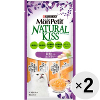 【あす宅】【セット販売】モンプチ ナチュラルキッス 貝柱入りまぐろゼリー 40g×2コ