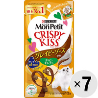 【あす宅】【セット販売】モンプチ クリスピーキッス グレイビーソースかけ チキンセレクト 30g×7コ