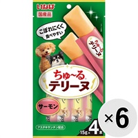 【セット販売】いなば ちゅ～るテリーヌ サーモン （15g×4本）×6コ  ［ちゅーる］