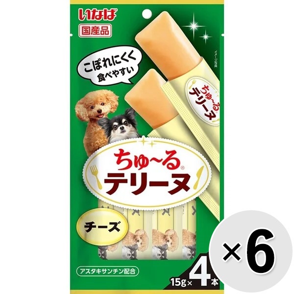 【セット販売】いなば ちゅ～るテリーヌ チーズ （15g×4本）×6コ ［ちゅーる］