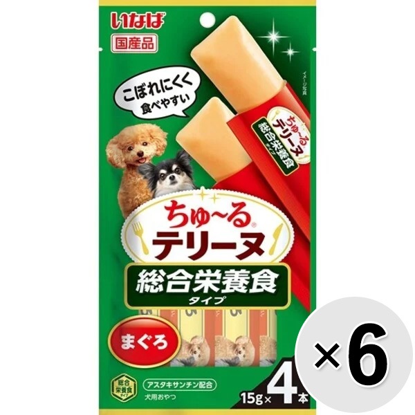 【セット販売】いなば ちゅ～るテリーヌ 総合栄養食タイプ まぐろ （15g×4本）×6コ ［ちゅーる］