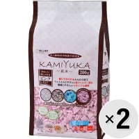 【セット販売】クリーンモフ 小動物用床材 KAMIYUKA ～紙床～ ピンク 200g×2コ