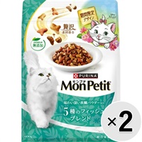【あす宅】【セット販売】モンプチ バッグ 期間限定デザイン 味わい深い真鯛パウダー入り 600g×2コ