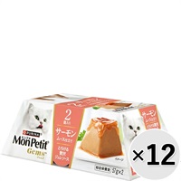 【あす宅】【セット販売】モンプチ ジェムズ サーモンムース仕立て（57g×2コ）×12コ