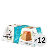 【あす宅】【セット販売】モンプチ ジェムズ ツナムース仕立て（57g×2コ）×12コ
