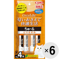 【セット販売】チャオ コージーライフ ちゅ～る とりささみ （14g×4本）×6コ ［ちゅーる］