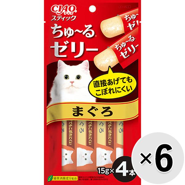 【セット販売】チャオ スティック まぐろ （15g×4本）×6コ
