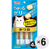 【セット販売】チャオ スティック かつお （15g×4本）×6コ