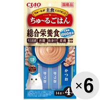 【セット販売】チャオ ちゅ～るごはん かつお（14g×4本）×6コ ［ちゅーる］