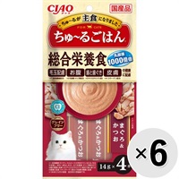 【セット販売】チャオ ちゅ～るごはん まぐろ＆かつお（14g×4本）×6コ ［ちゅーる］