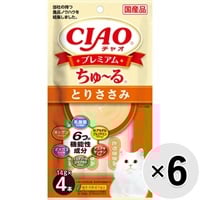 【セット販売】チャオ プレミアムちゅ～る とりささみ （14g×4本）×6コ ［ちゅーる］