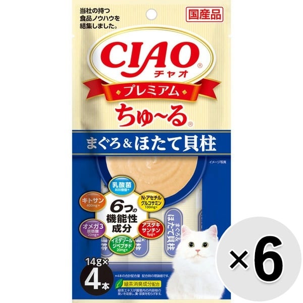 チャオ プレミアムちゅ～る (14g×4本)×6コ