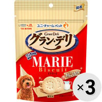 【セット販売】グラン・デリ ワンちゃん専用マリービスケット きなこミルク味 50g×3コ