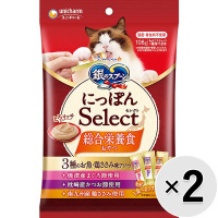 【あす宅】【セット販売】銀のスプーン にっぽんSelect 総合栄養食 とろリッチ 3種のお魚・鶏ささみ味アソート 108g（6g×18本）×2コ