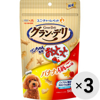 【あす宅】【セット販売】グラン・デリ ワンちゃん専用おっとっと バナナ＆りんご味 50g×3コ