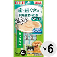 【セット販売】いなば ちゅ～る 歯と歯ぐきの健康維持に配慮 とりささみ （14g×4本）×6コ ［ちゅーる］