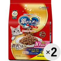 【セット販売】銀のスプーン ドライ 腎臓の健康維持用 10歳頃から まぐろ・かつお・煮干し・白身魚・しらす入り 1.3kg×2コ